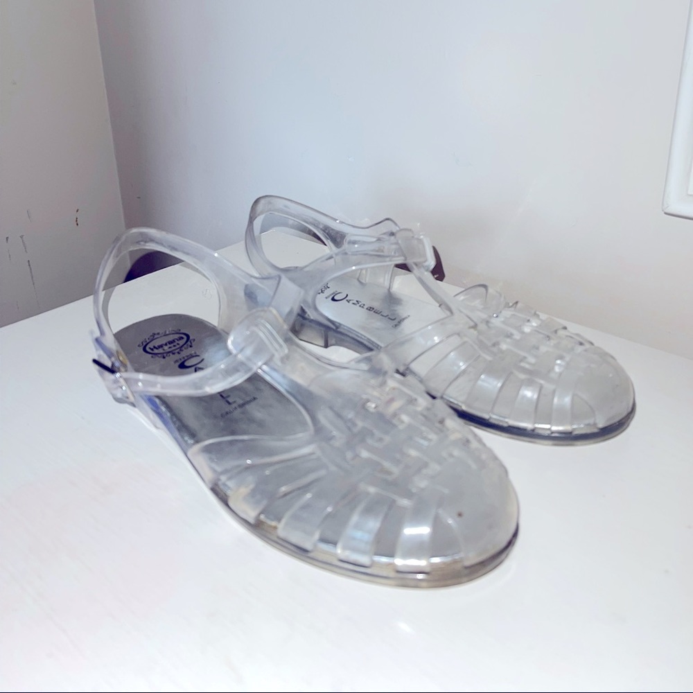Jeffery Campbell Clear Jelly Sandals